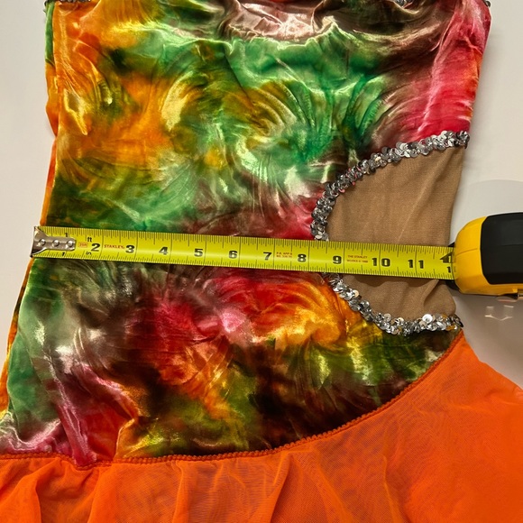 Vibrant colorful jazz dance costume by Shoe off - Picture 7 of 8